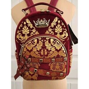 Loungefly NWT Game of Thrones King Joffrey Cosplay  Mini Backpack Velour Crown